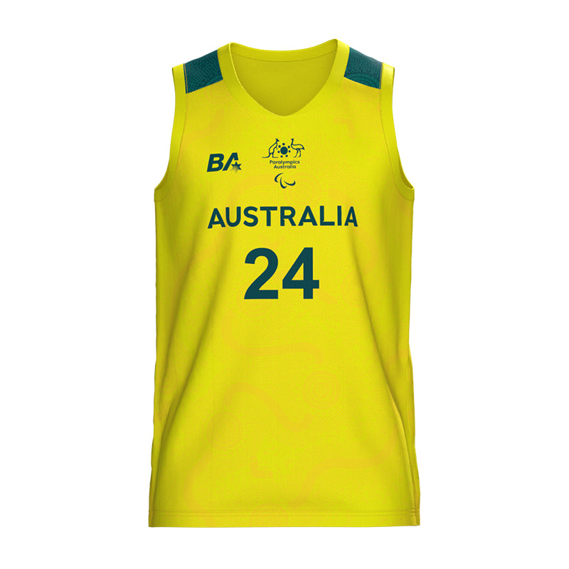 Wheelchair Basketball Jersey - Yellow