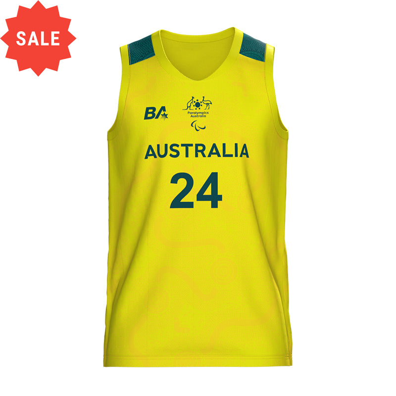 Wheelchair Basketball Jersey - Yellow