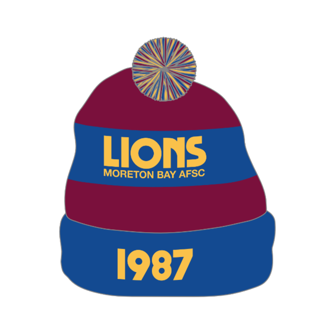 Moreton Bay Lions | PRE-ORDER | Retro Pom Pom Beanie