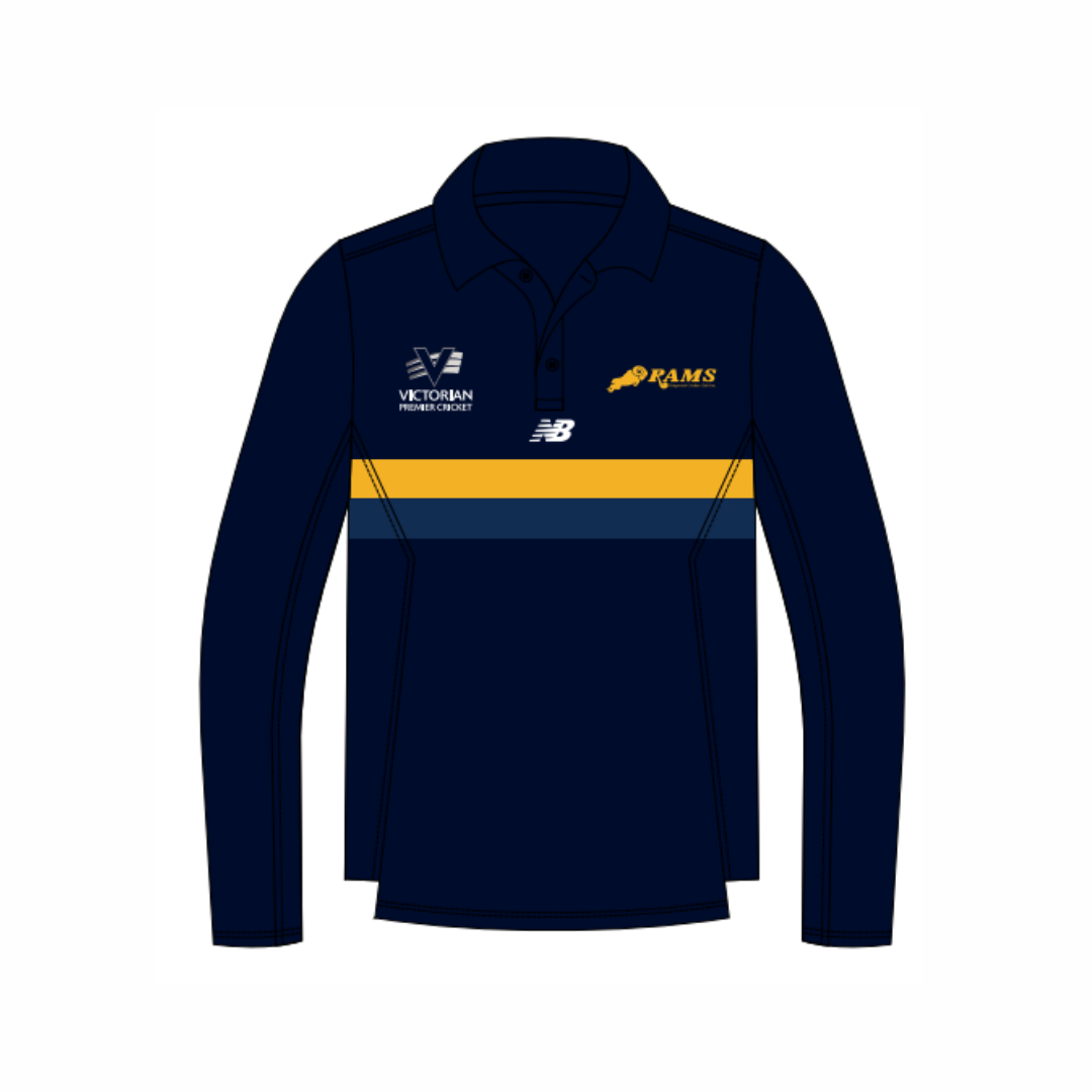 Ringwood CC | PRE-ORDER | LS Navy Polo - Womens