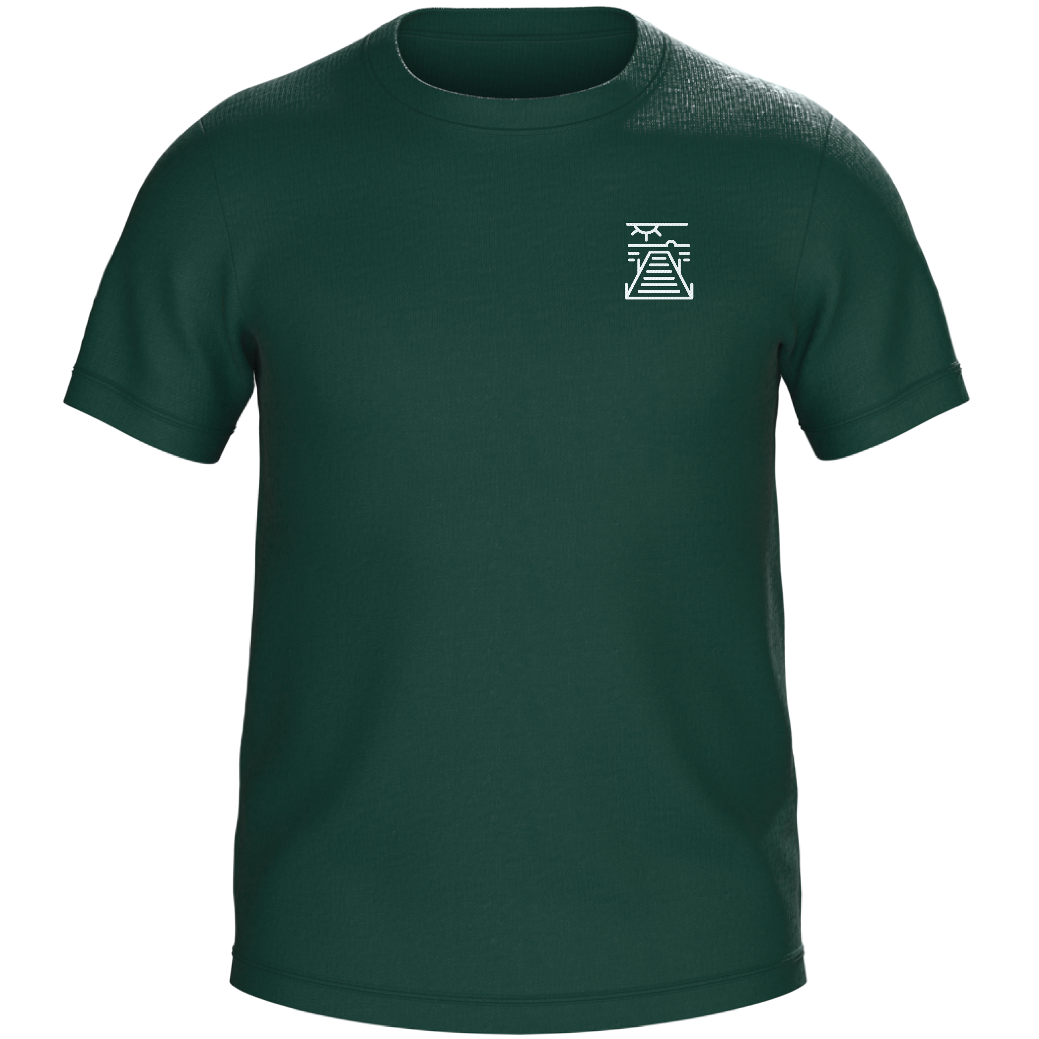 Build the Boardwalk | PRE-ORDER | Classic Tee with Dual BTB Print - White & Pine Green