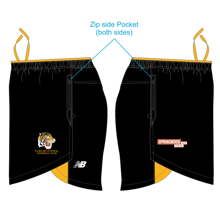 Gawler Central FC | New Balance Training Shorts