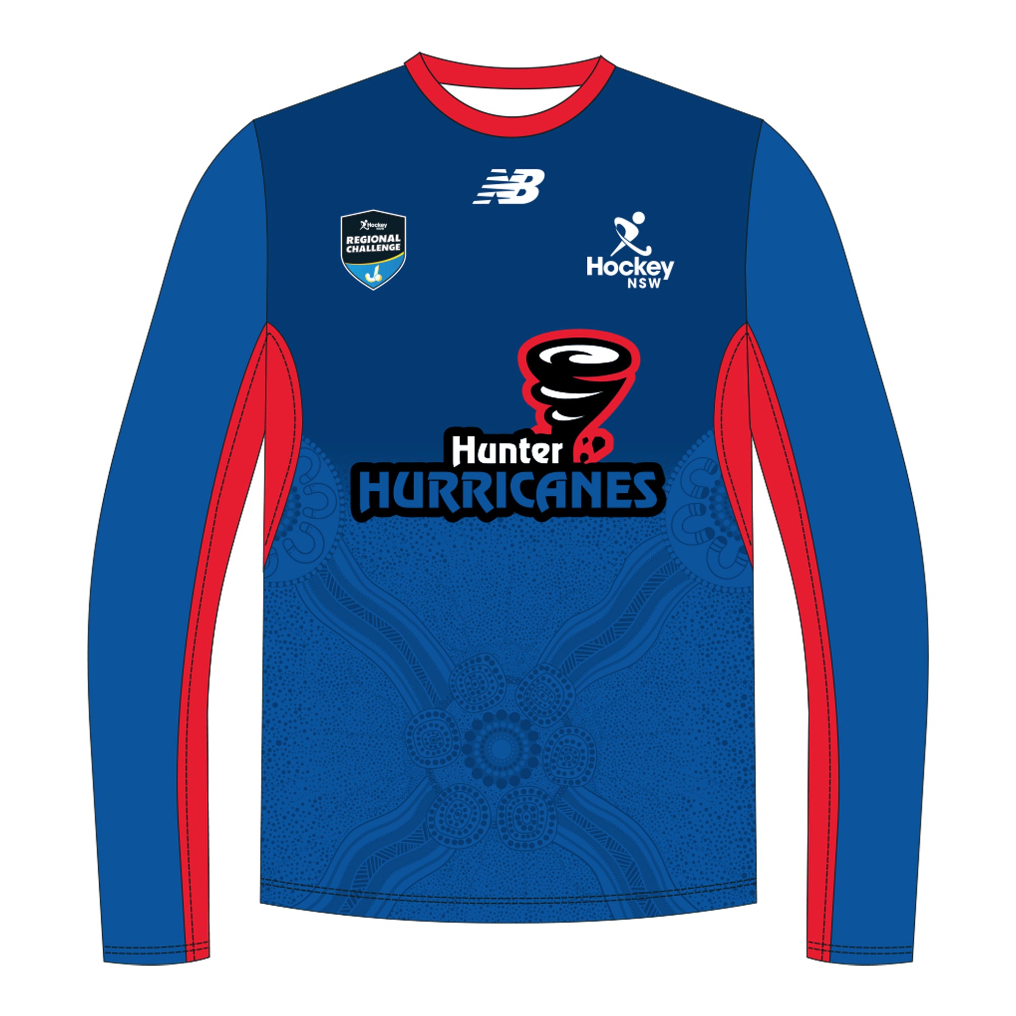 Hockey NSW COD | Hunter Hurricanes | Long Sleeve T-Shirt - Unisex