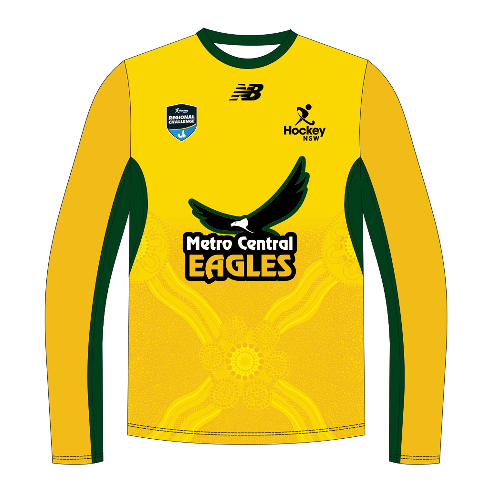 Hockey NSW COD | Metro Central Eagles | Long Sleeve T-Shirt - Unisex