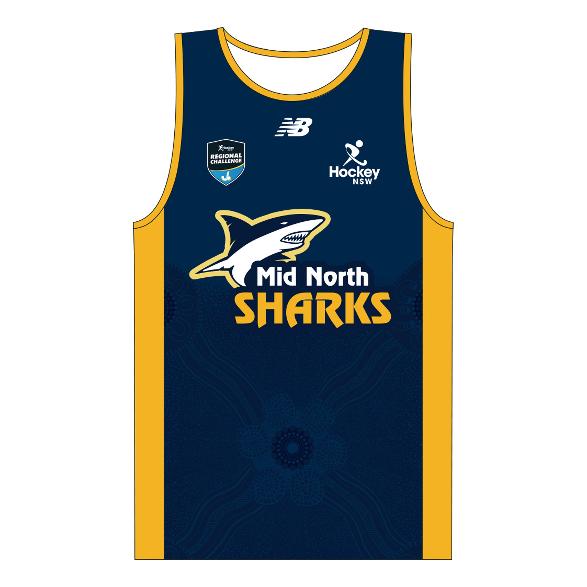 Hockey NSW COD | Mid North Sharks | Singlet - Unisex