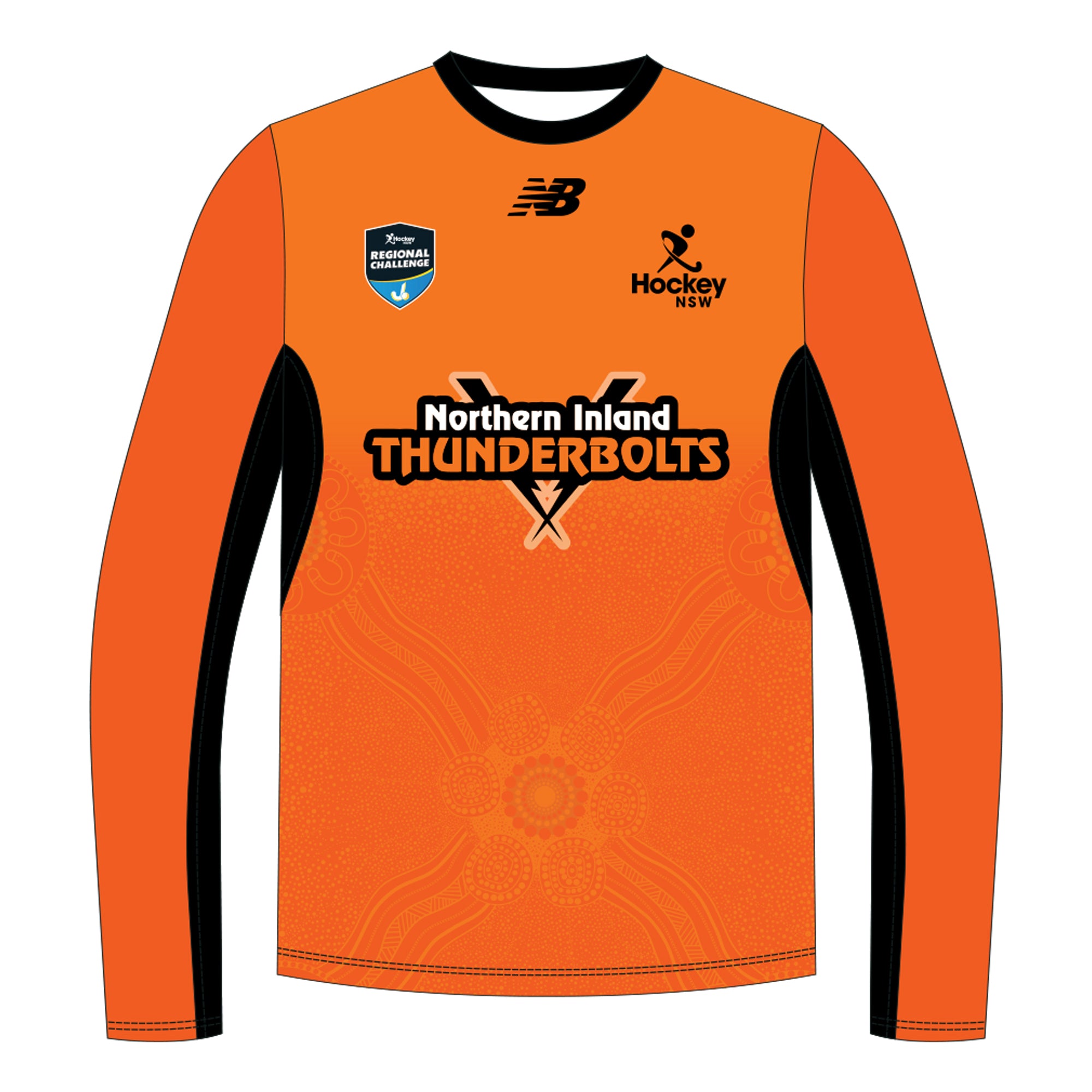 Hockey NSW COD | Northern Inland Thunder | Long Sleeve T-Shirt - Unisex