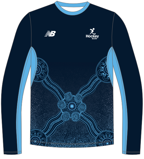 Hockey NSW State | PRE-ORDER | New Balance Long Sleeve Playing T-Shirt Navy - Unisex