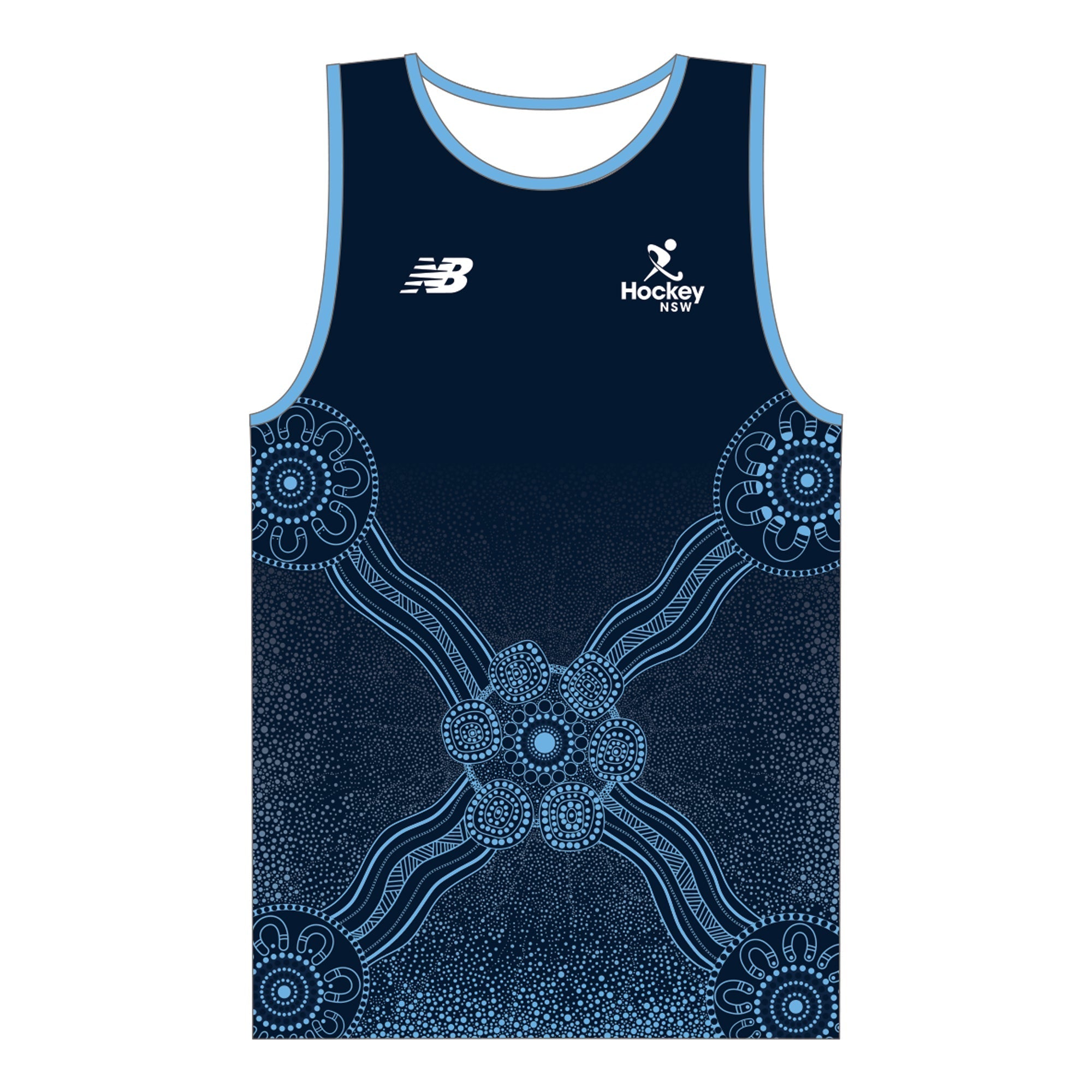 Hockey NSW Women's Masters | PRE-ORDER | New Balance Playing Singlet Navy - Unisex