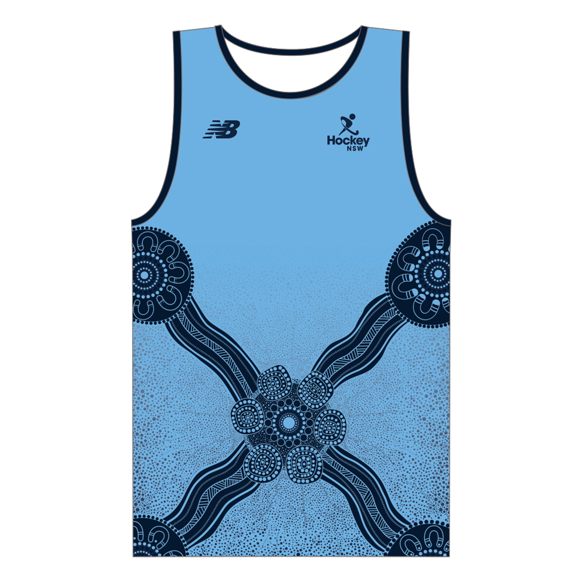 New Balance Playing Singlet Sky - Unisex