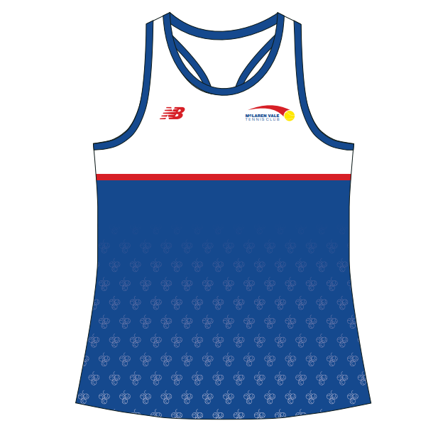 McLaren Vale TC | PRE-ORDER | New Balance Playing Singlet - Womens