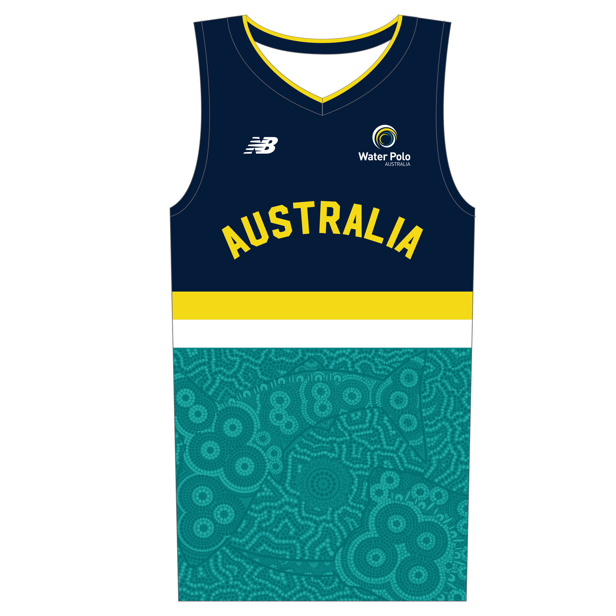 Water Polo Australia | NB Basketball Singlet - Unisex
