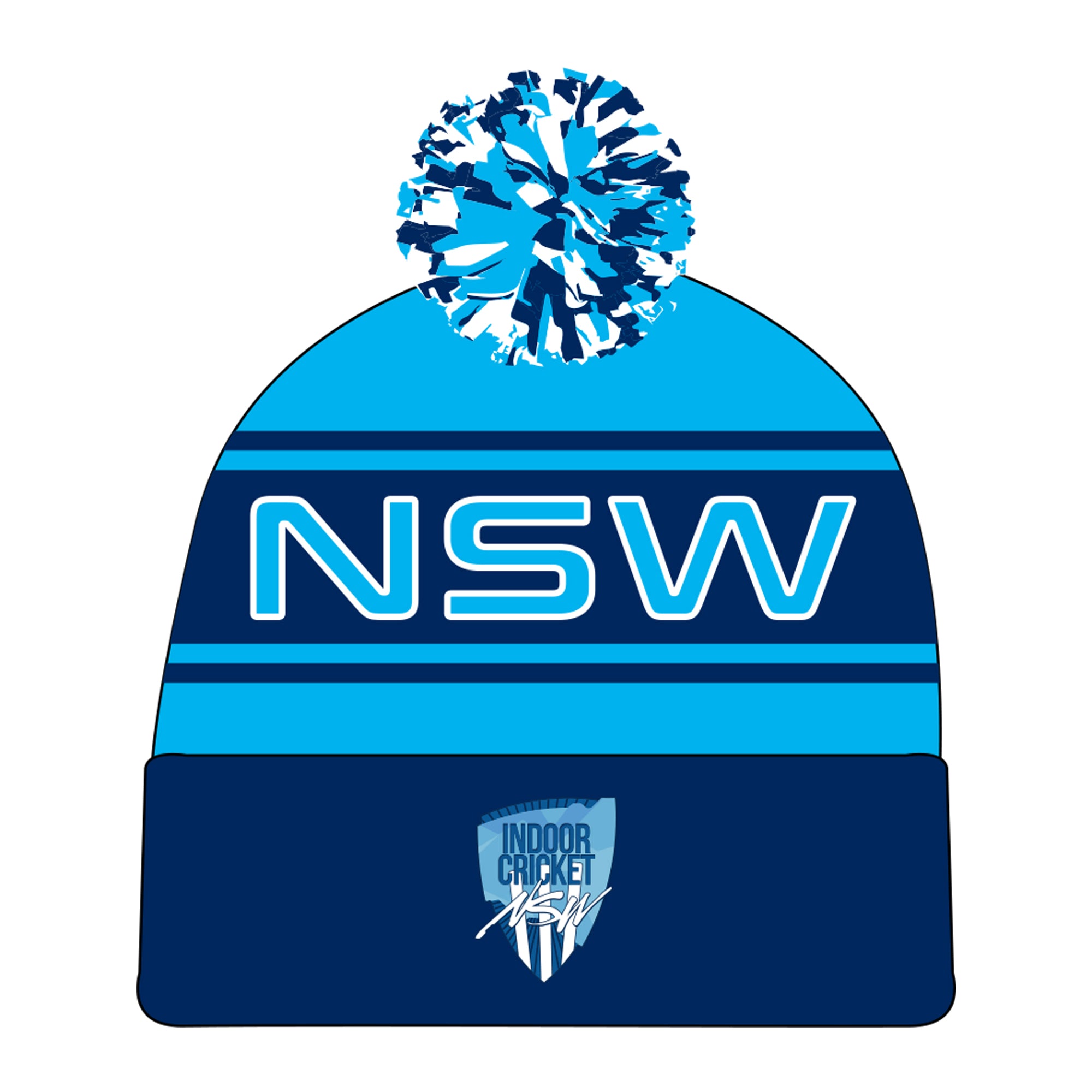 NSW Indoor Cricket | PRE-ORDER | Pom Pom Beanie