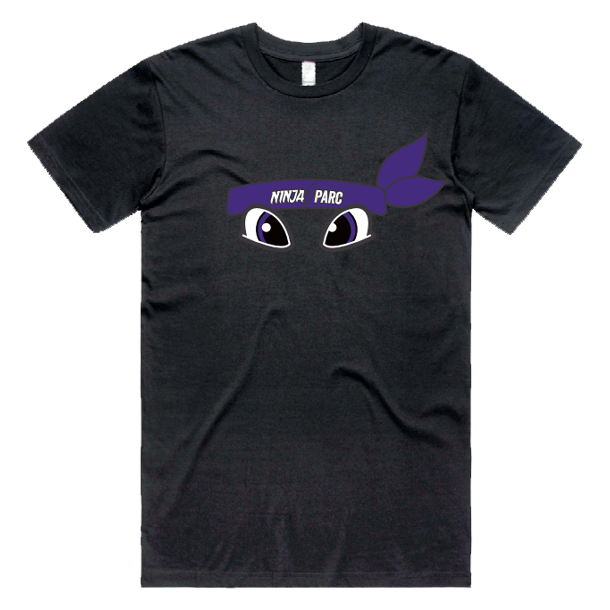 Ninja Parc | PRE-ORDER | Staple Tee - Black Purple Headband
