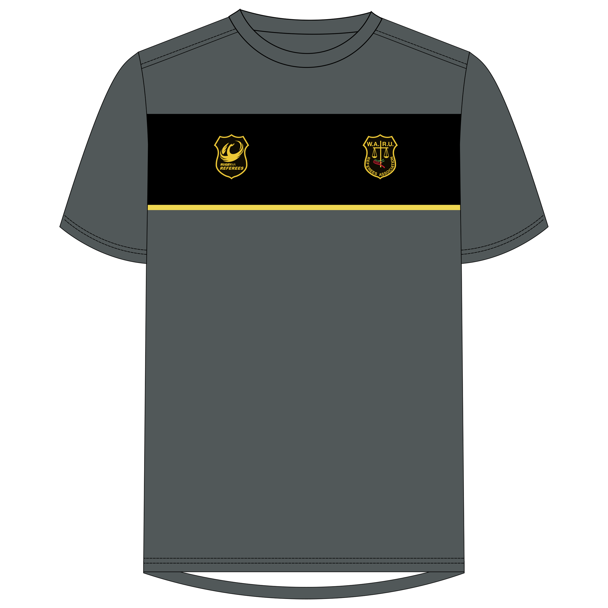 WA Rugby Union Referees | PRE-ORDER | NB Referee Rugby SS Tee - Unisex