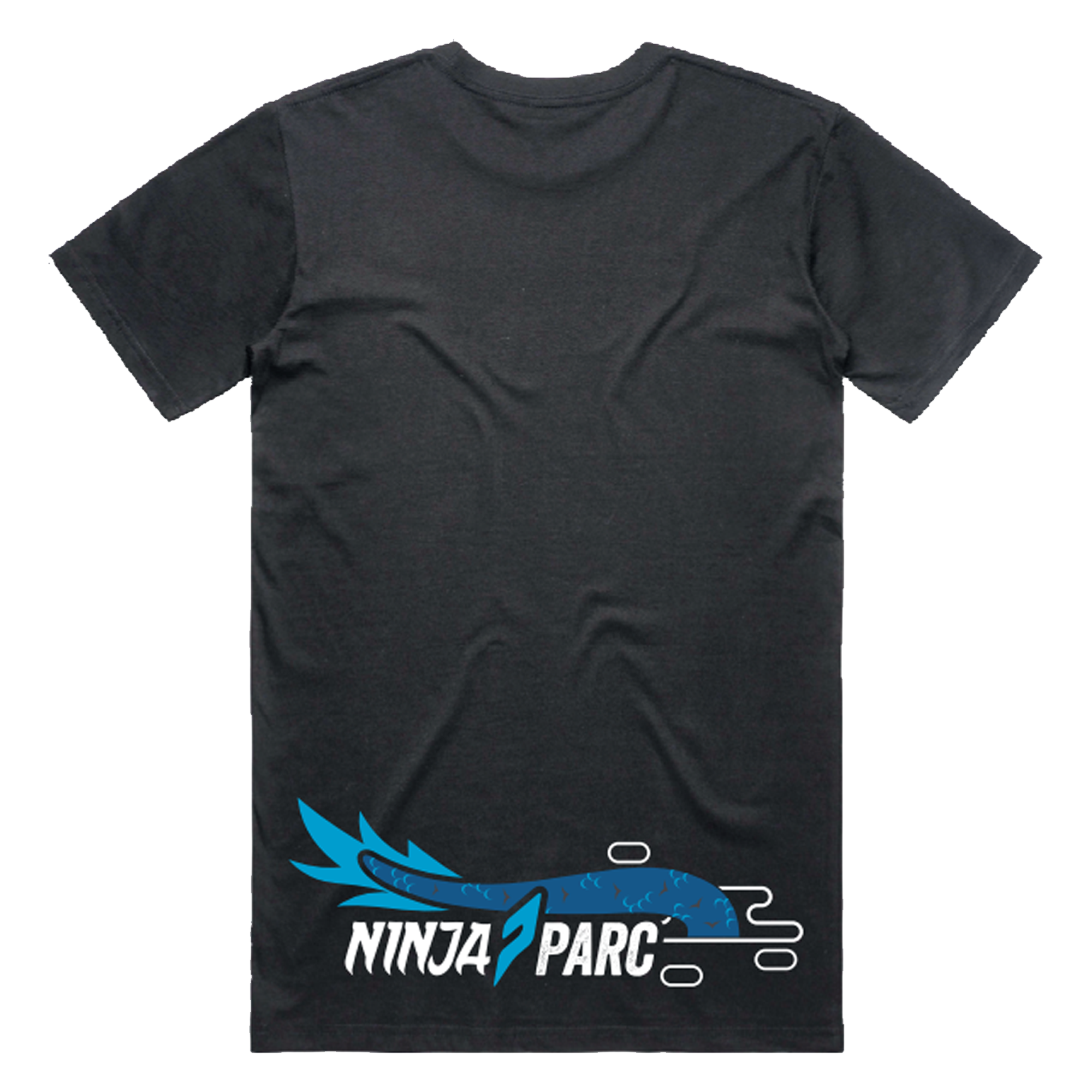 Ninja Parc | PRE-ORDER | Staple Tee - Black Blue Dragon
