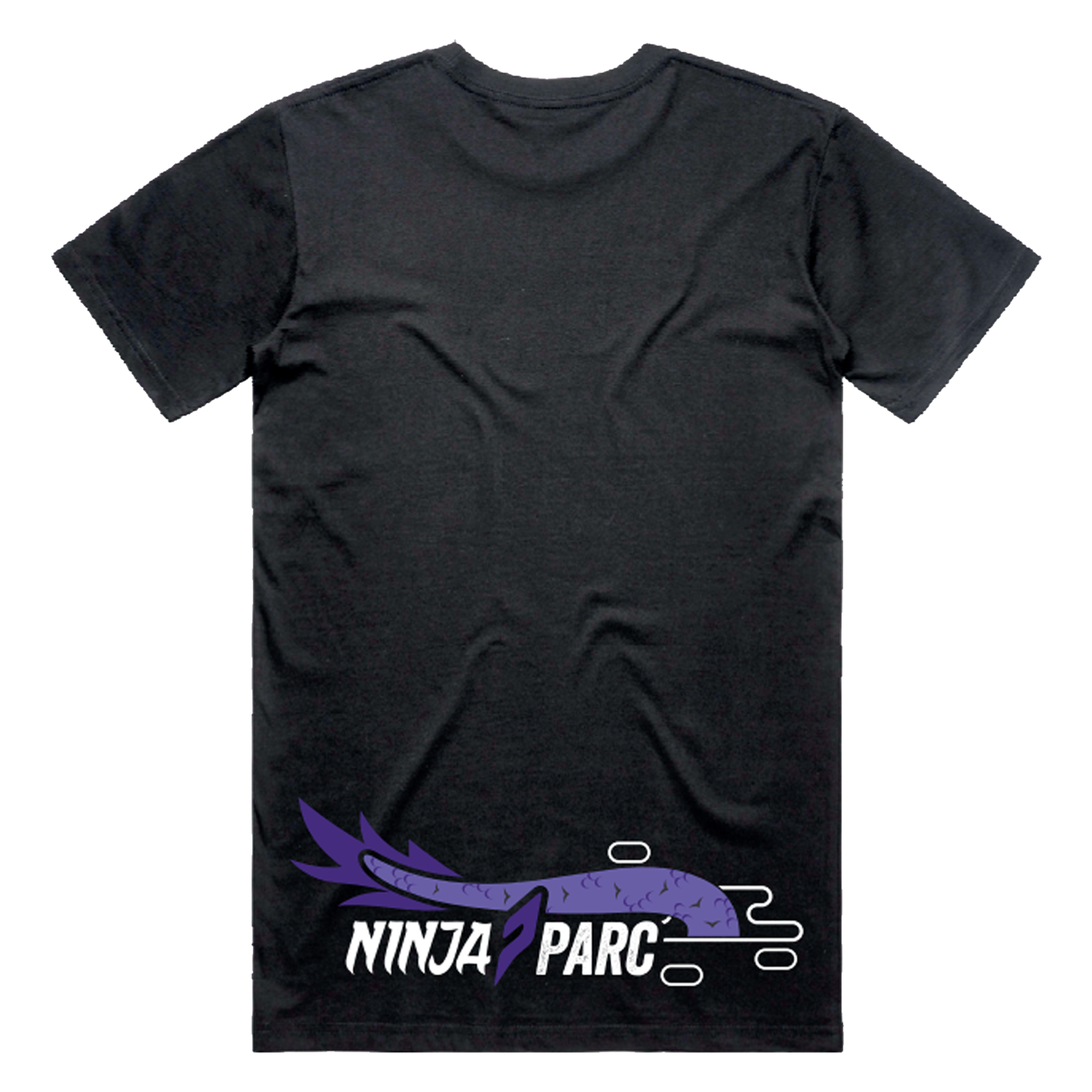 Ninja Parc | PRE-ORDER | Staple Tee - Black Purple Dragon