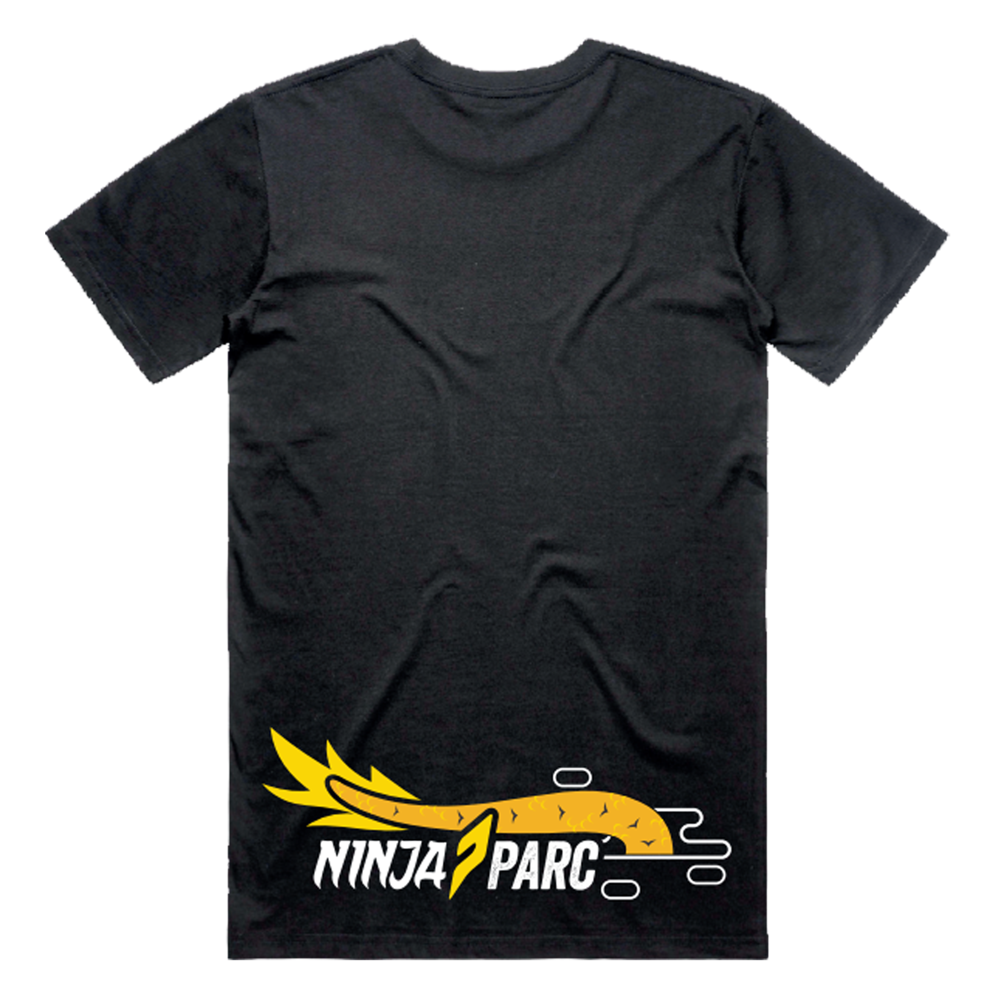 Ninja Parc | PRE-ORDER | Staple Tee - Black Yellow Dragon