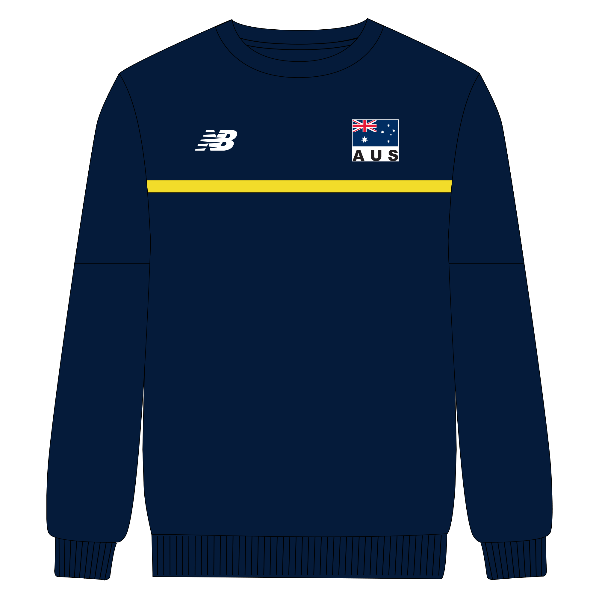 Volleyball Australia | NB Mens Tri Colour Crew – Belgravia Apparel ...