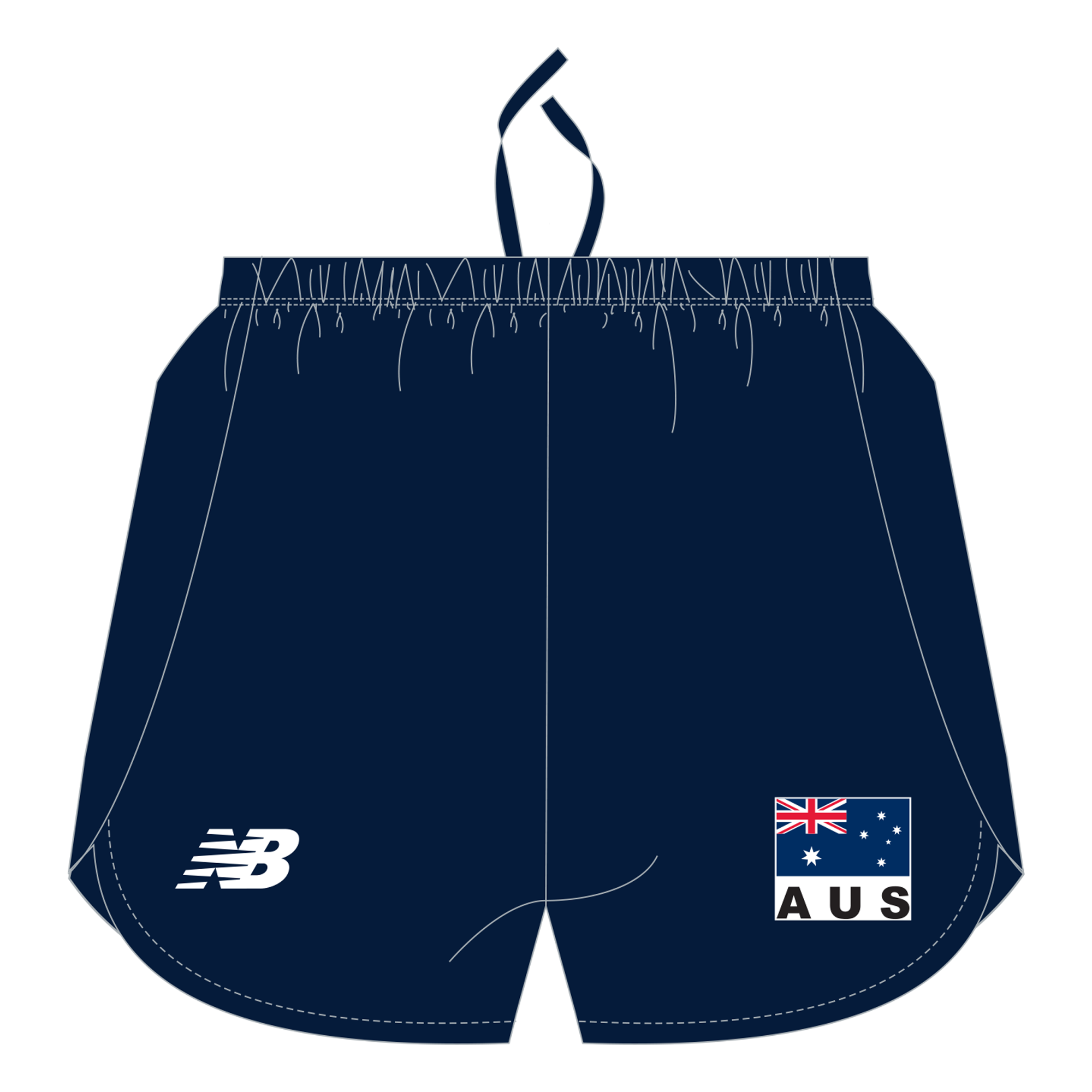Volleyball Australia | NB Womens Training Shorts - Navy