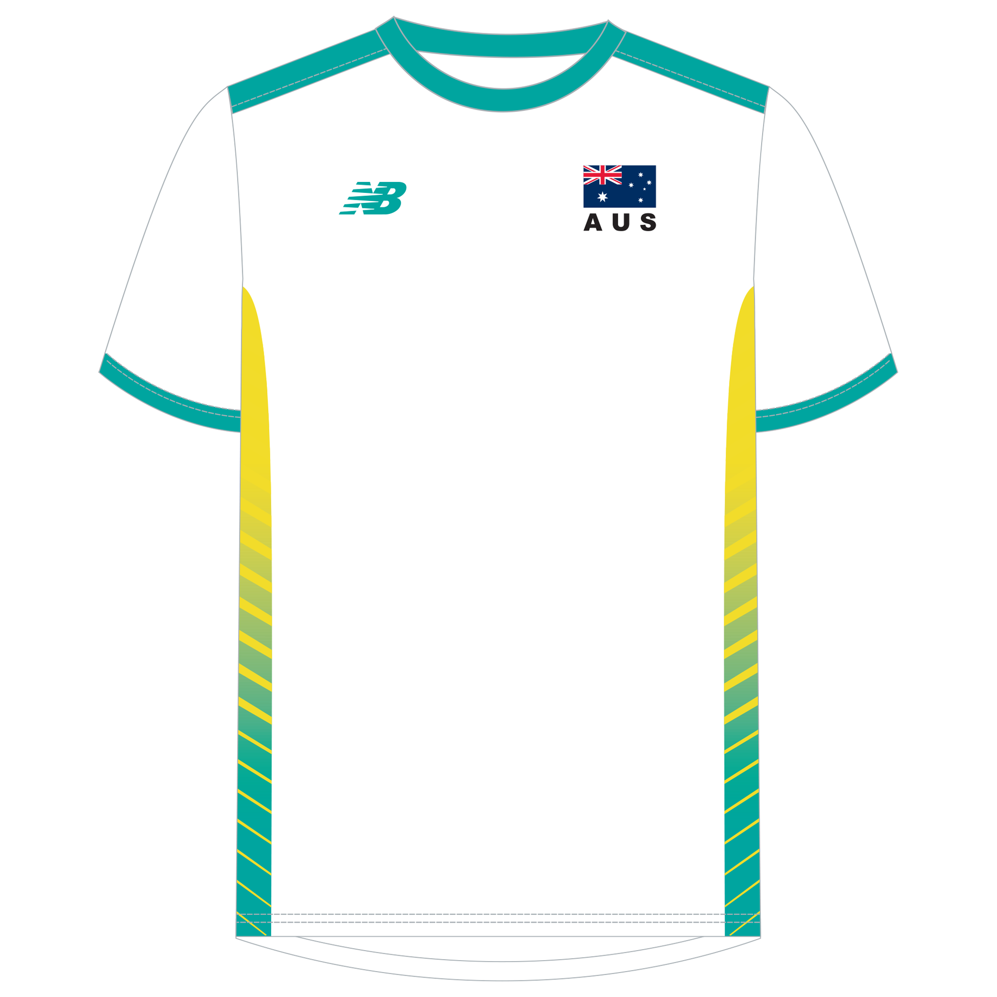 Volleyball Australia | NB Womens Tee - White