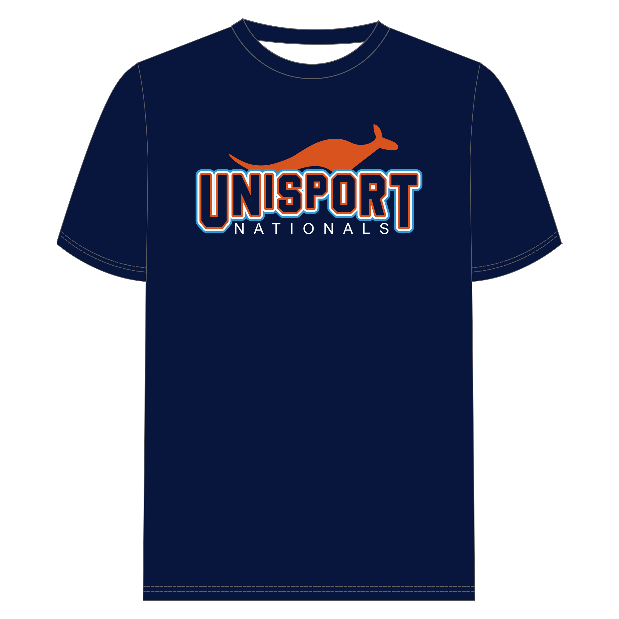 UniSport Nationals | New Balance Casual Tee - Navy