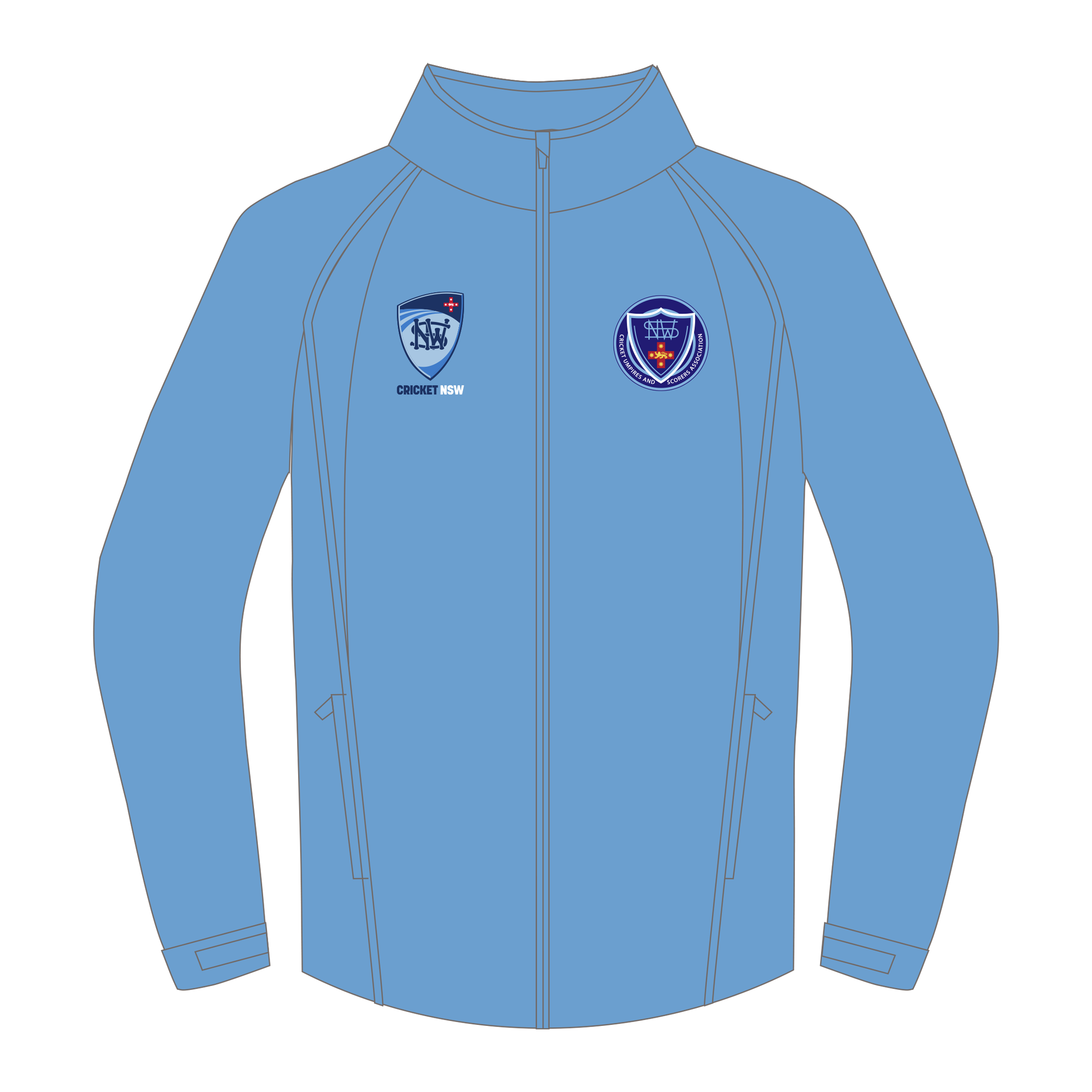 NSWCUSA | New Balance Spray Jacket - Sky - Womens