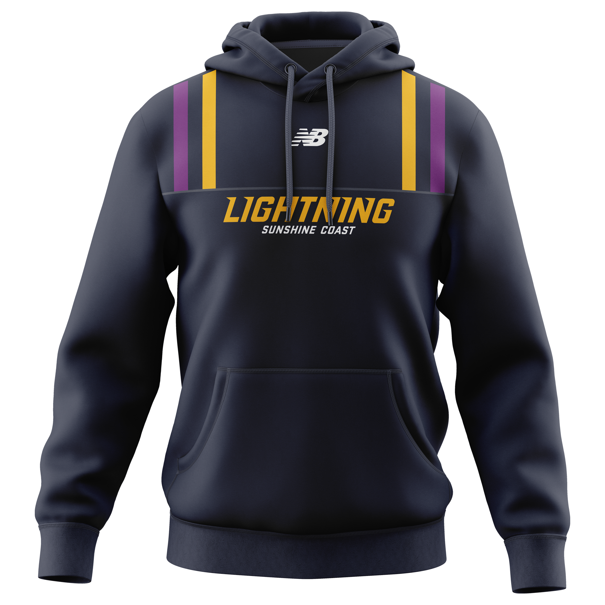 Sunshine Coast Lightning | Retro Hoodie - Youth