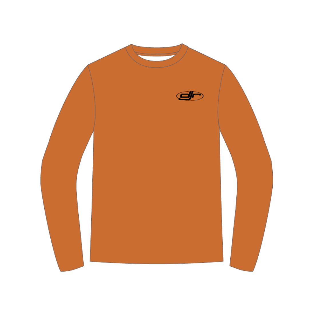 Lifestyle Cotton Tee LS - Burnt Orange - Unisex