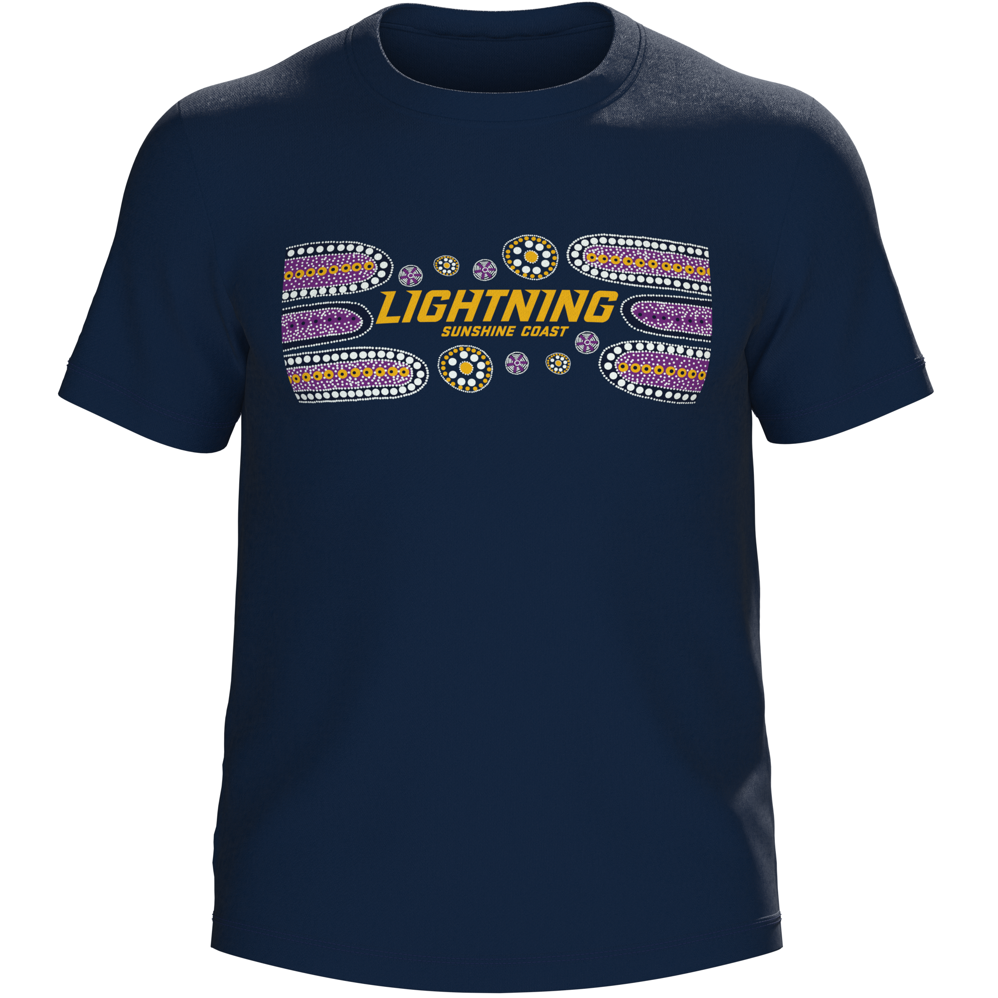 Lightning Touch Sunshine Coast Lightning | First Nations Casual Tee โ Belgravia Apparel ...