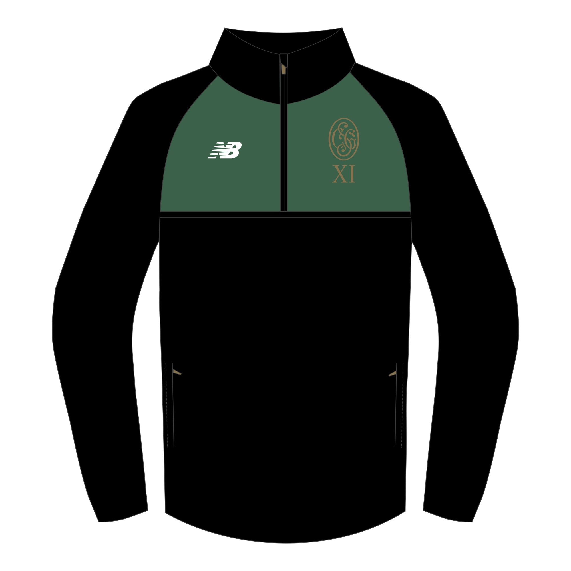 Sydney Cricket Ground XI  | PRE-ORDER | NB Unisex 3/4 Zip Midlayer