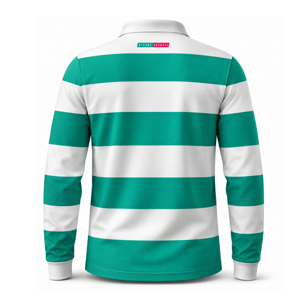 Melbourne Vixens | MV NB Ellis Stripe Rugby Top