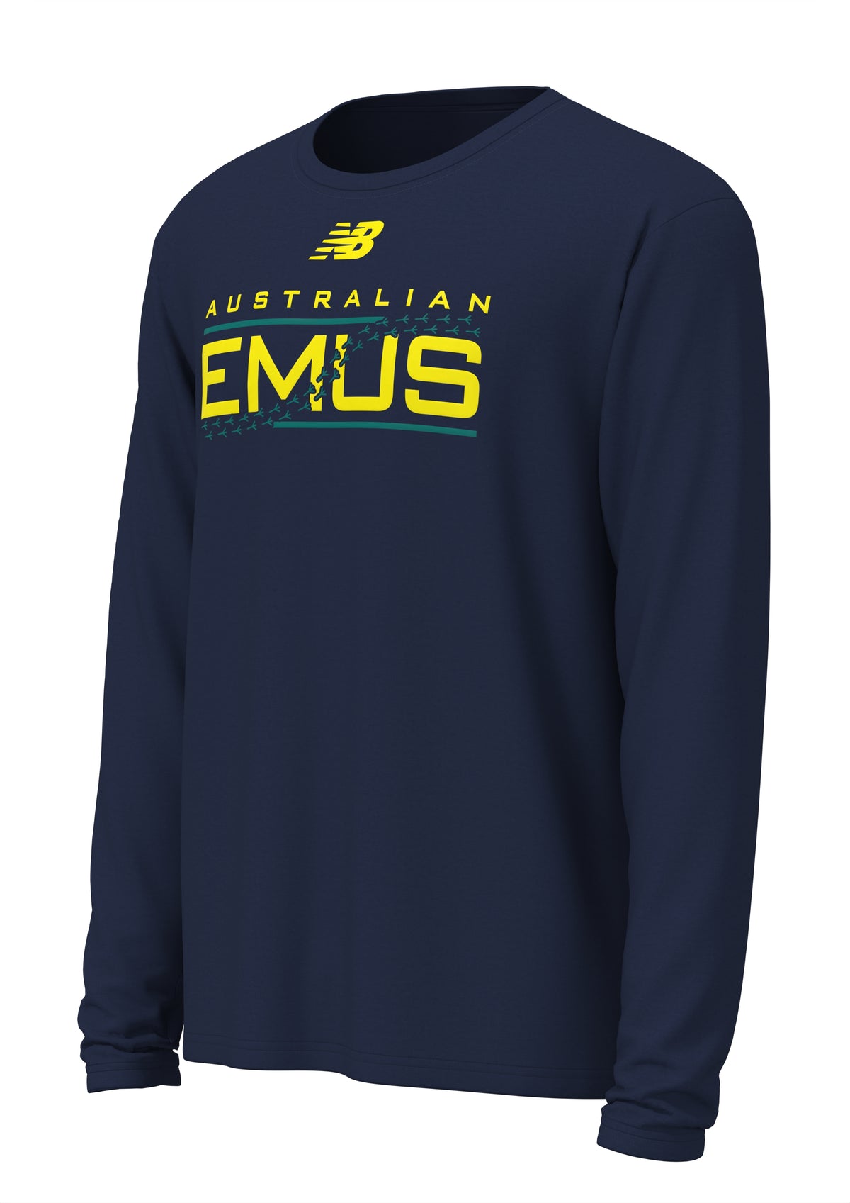 Touch Football Australia | Emus Casual LS Tee - Navy