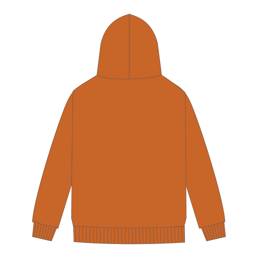 Lifestyle Hoodie - Burnt Orange - Unisex