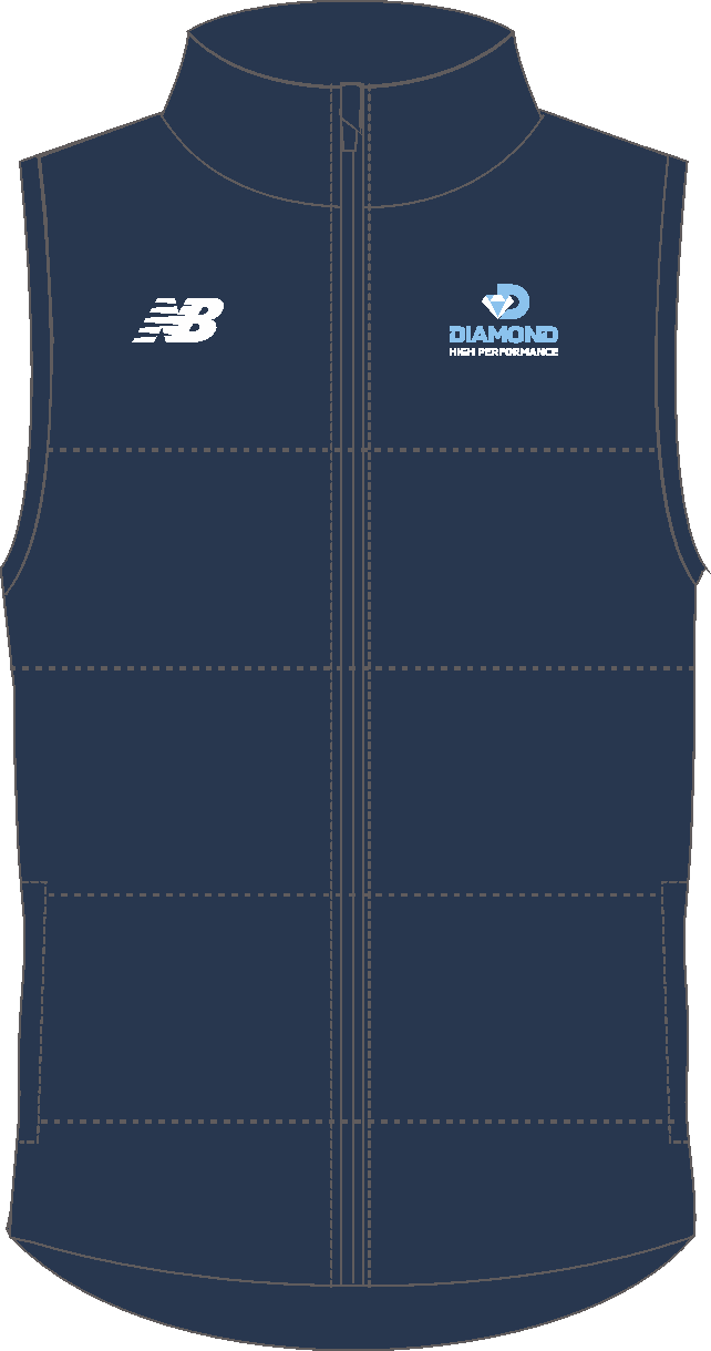 Diamond High Performance | PRE-ORDER | NB DHP Team Puffer Vest Unisex