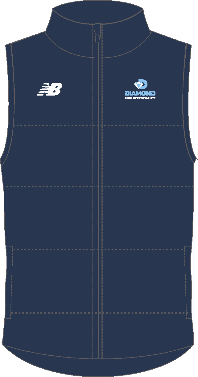 Diamond High Performance | PRE-ORDER | NB DHP Team Puffer Vest Womens
