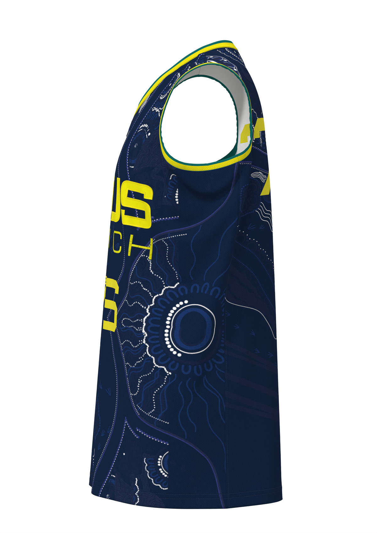Touch Football Australia | Emus Navy Basketball Singlet - Youth