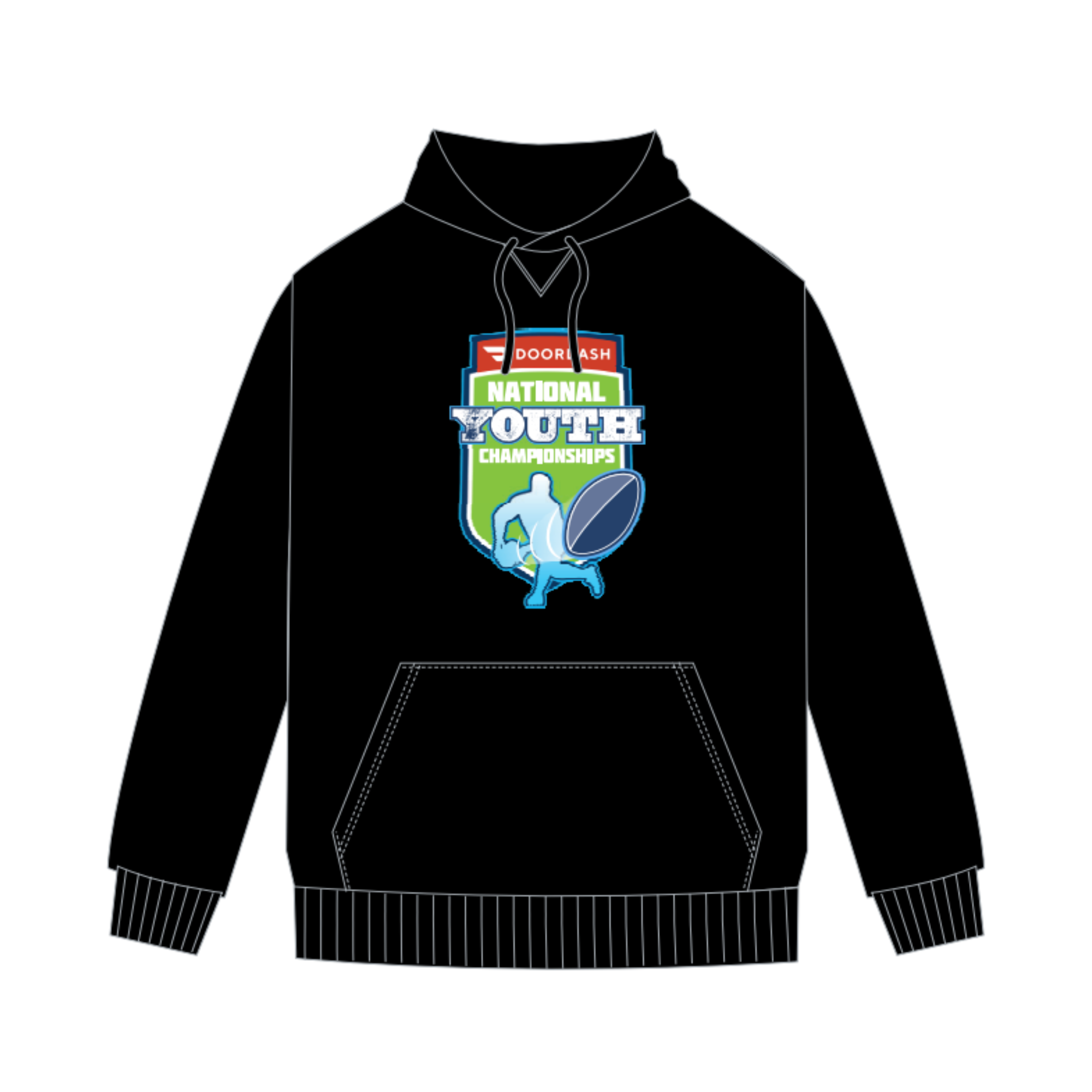 Touch Football Australia | NYC Black Hoodie