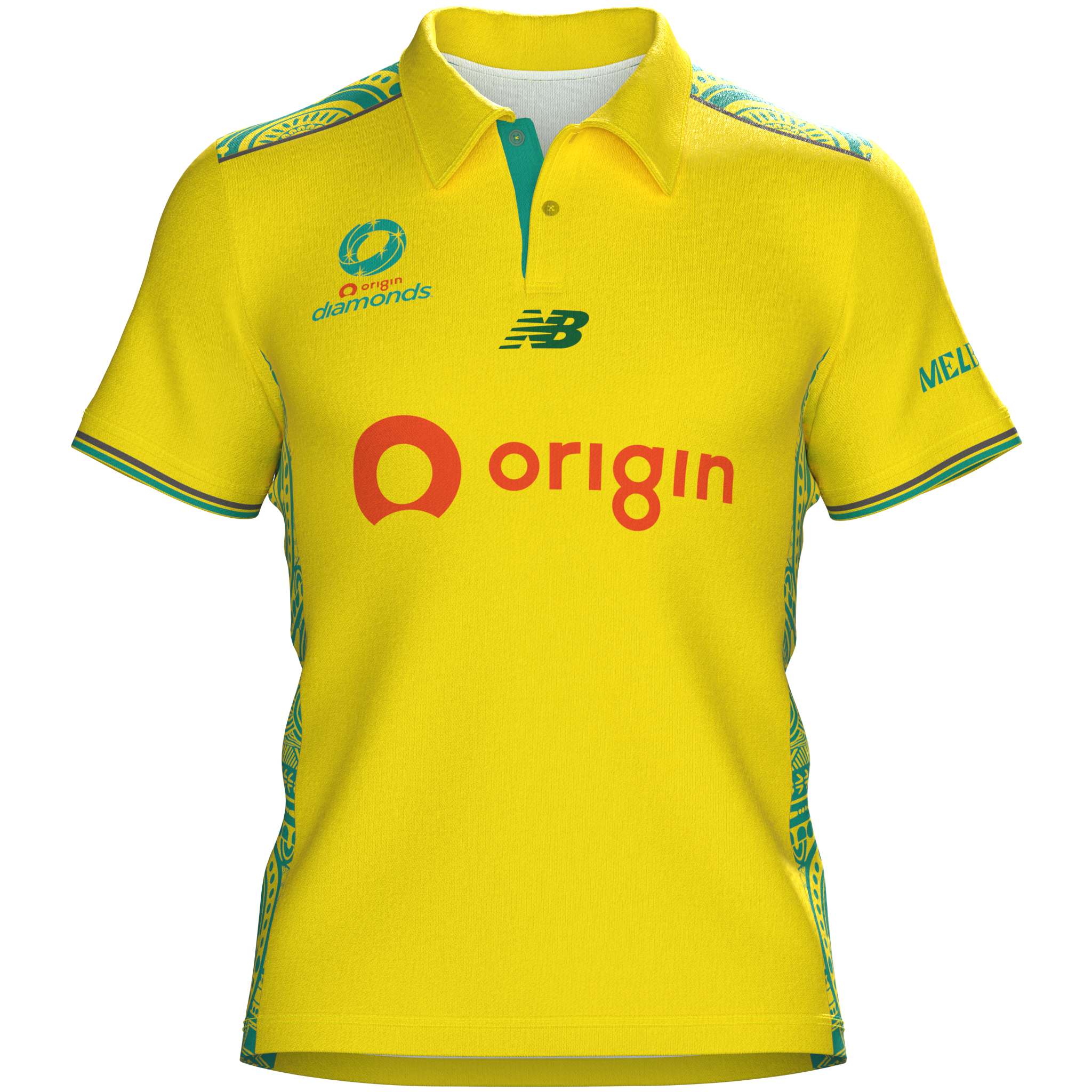 Australian Diamonds Netball  |  NB 2025 Media Polo - Youth