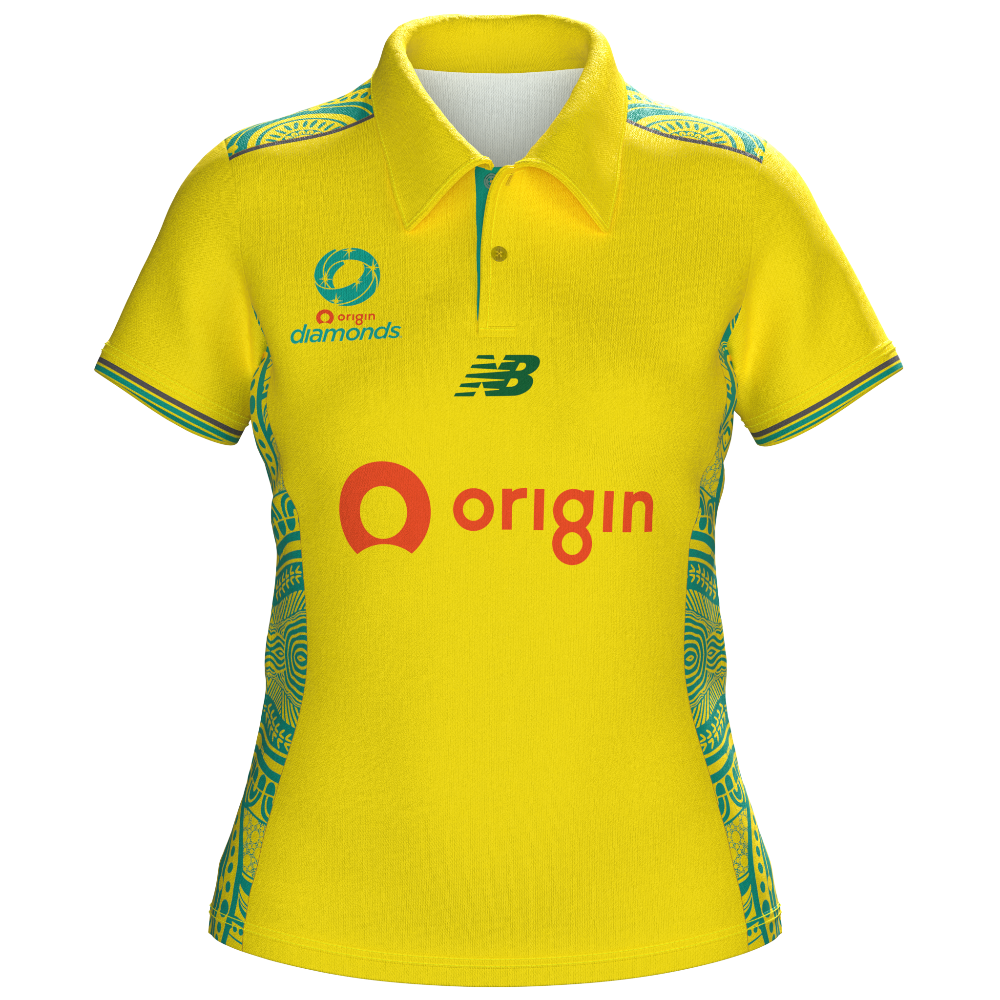 Australian Diamonds Netball  |  NB 2025 Media Polo - Womens