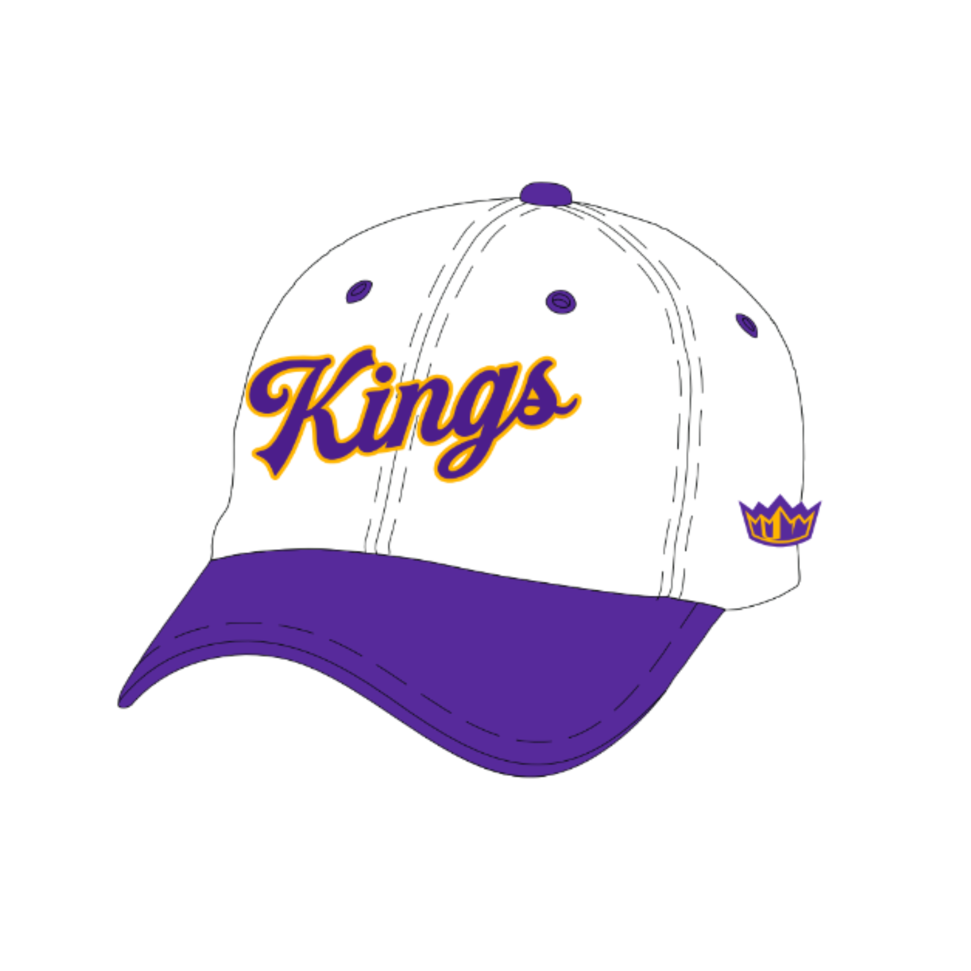 Sydney Kings | Two Tone Cap - White / Purple