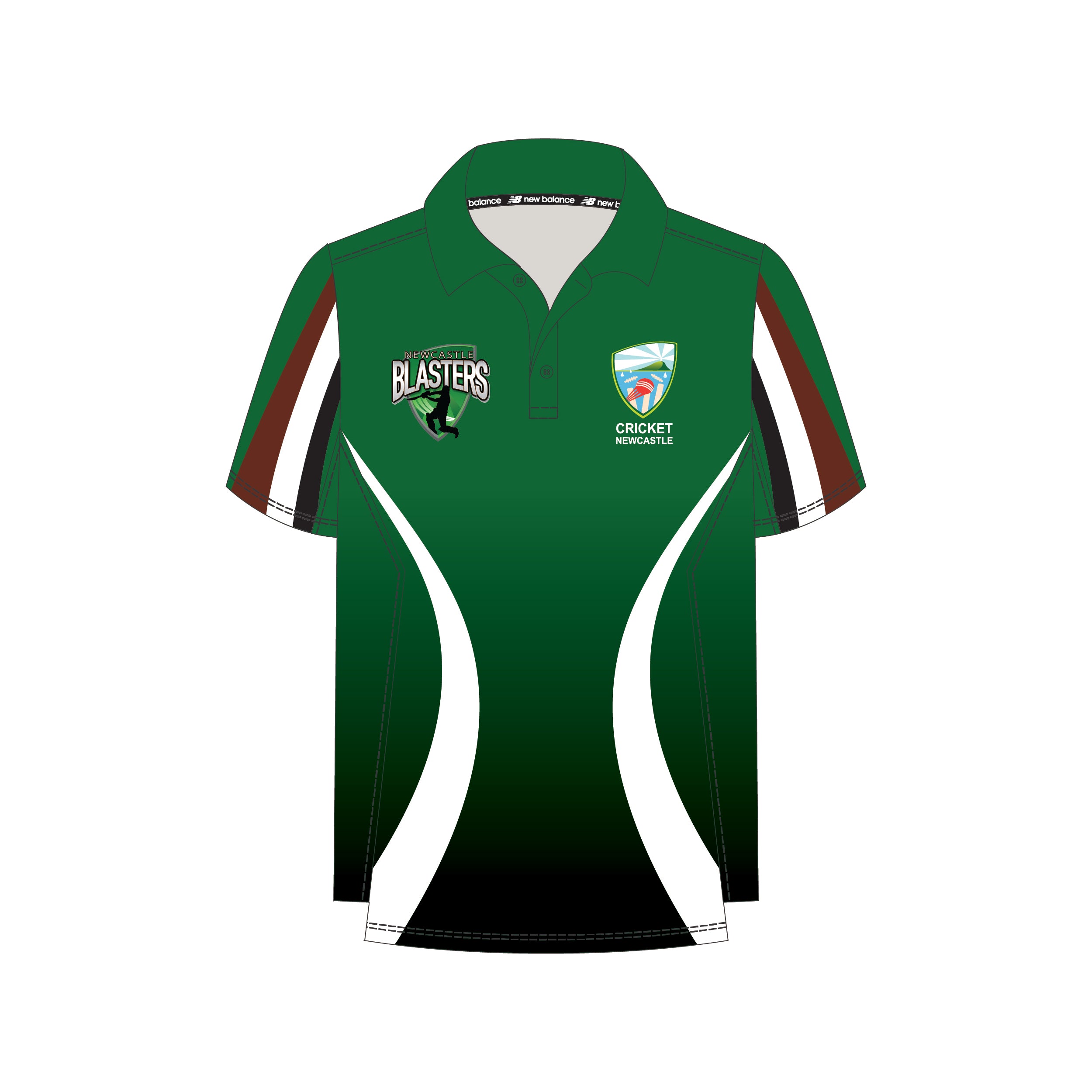 Newcastle Cricket Zone | PRE-ORDER | Womens Playing Polo - Green