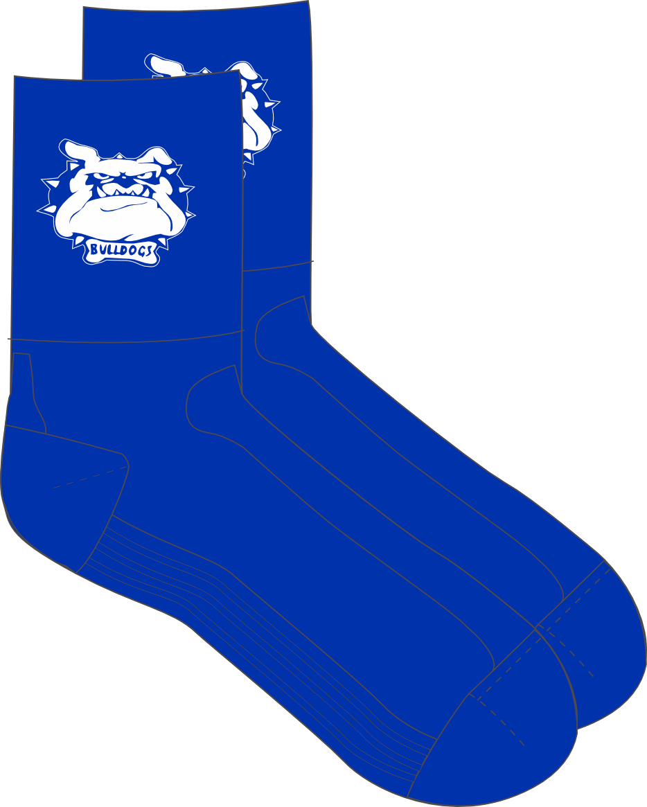 Kelmscott Bulldogs BC | PRE-ORDER | Players Gameday Socks - Crew