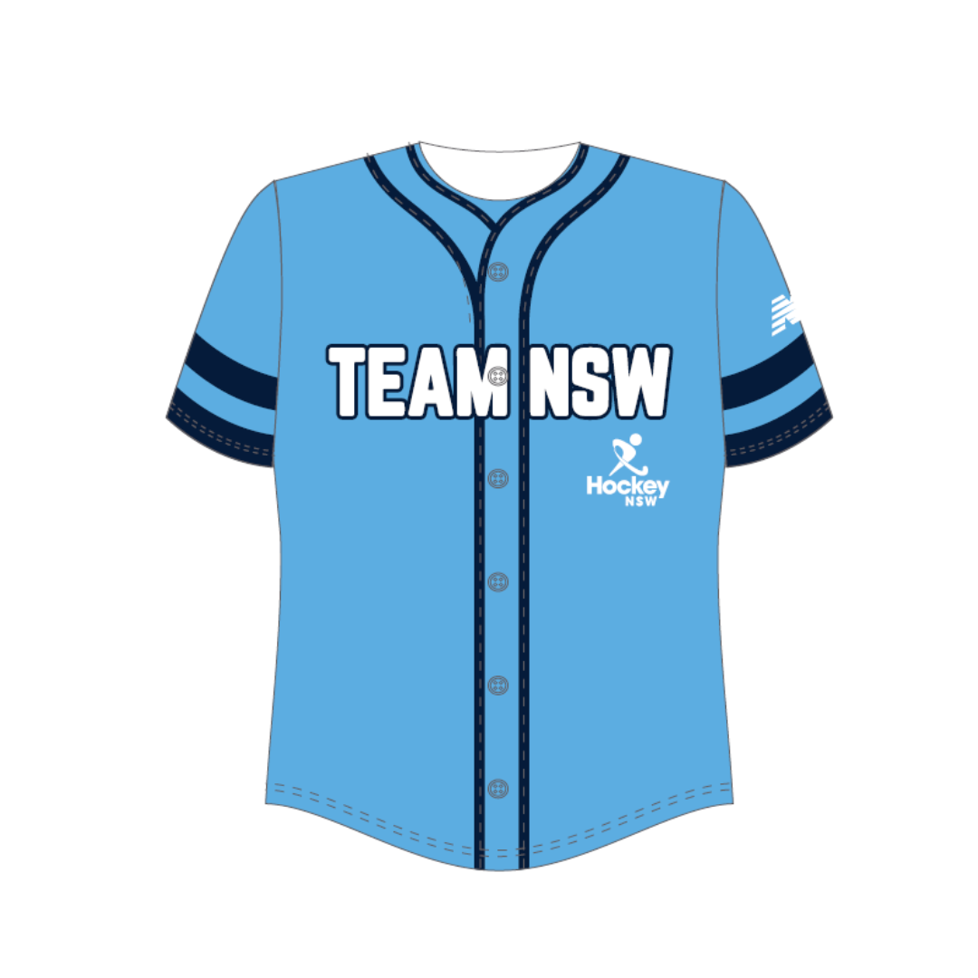 Hockey NSW State | PRE-ORDER | Supporter - Baseball Jersey