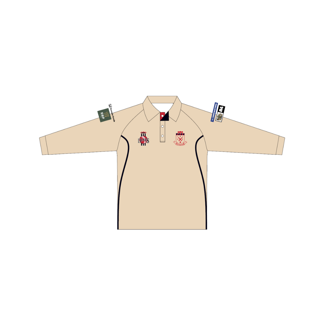 Payneham CC | PRE-ORDER | 2025/26 Senior Men's Cream Playing Polo -  Long Sleeve