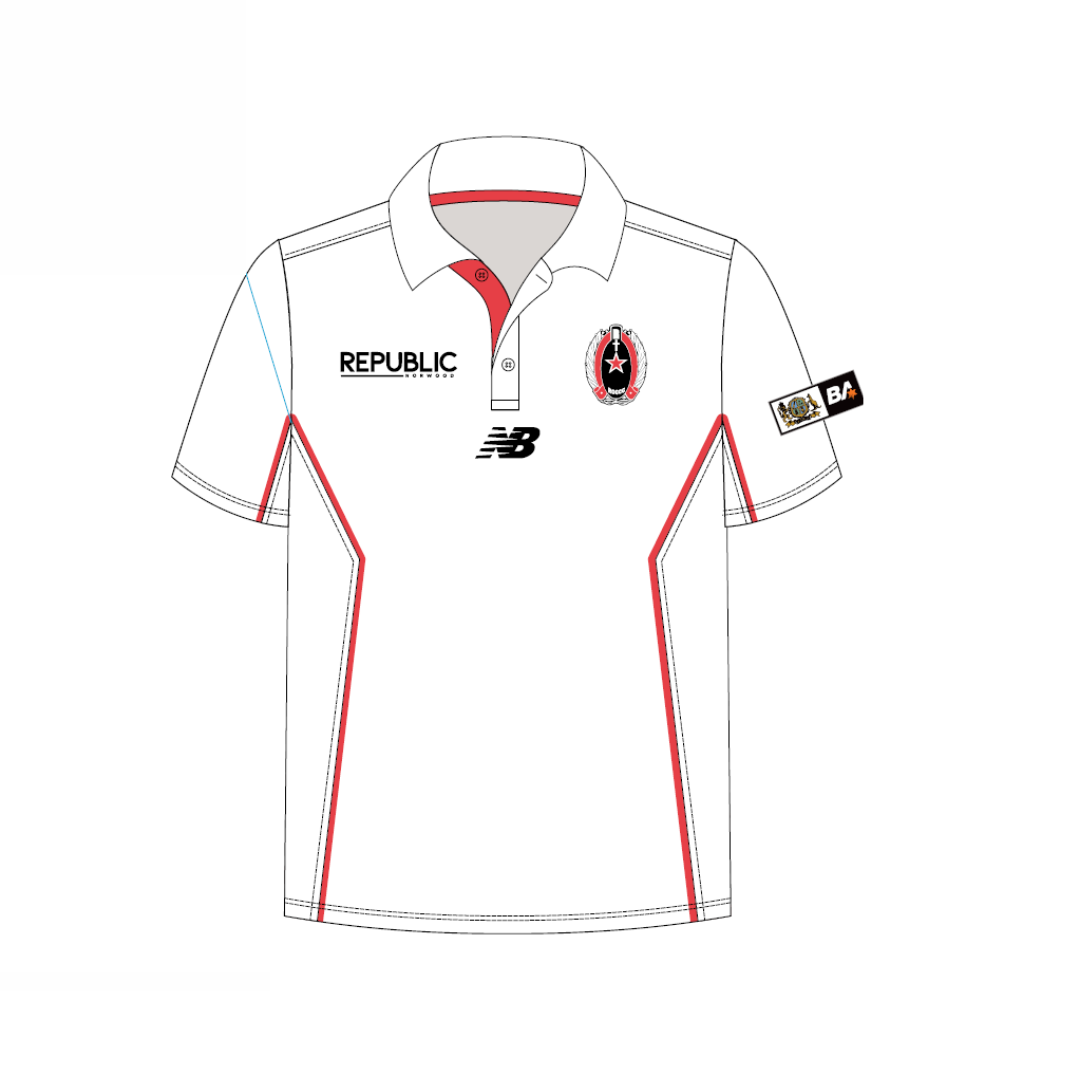Rostrevor Cricket Club | PRE-ORDER | New Balance Playing Polo - Shorts Sleeve