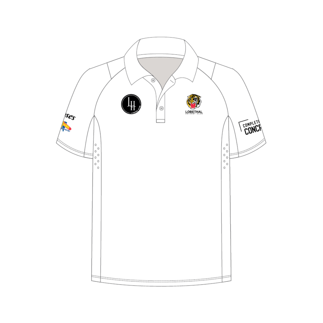 Lobethal CC | PRE-ORDER | Unisex White Playing Polo