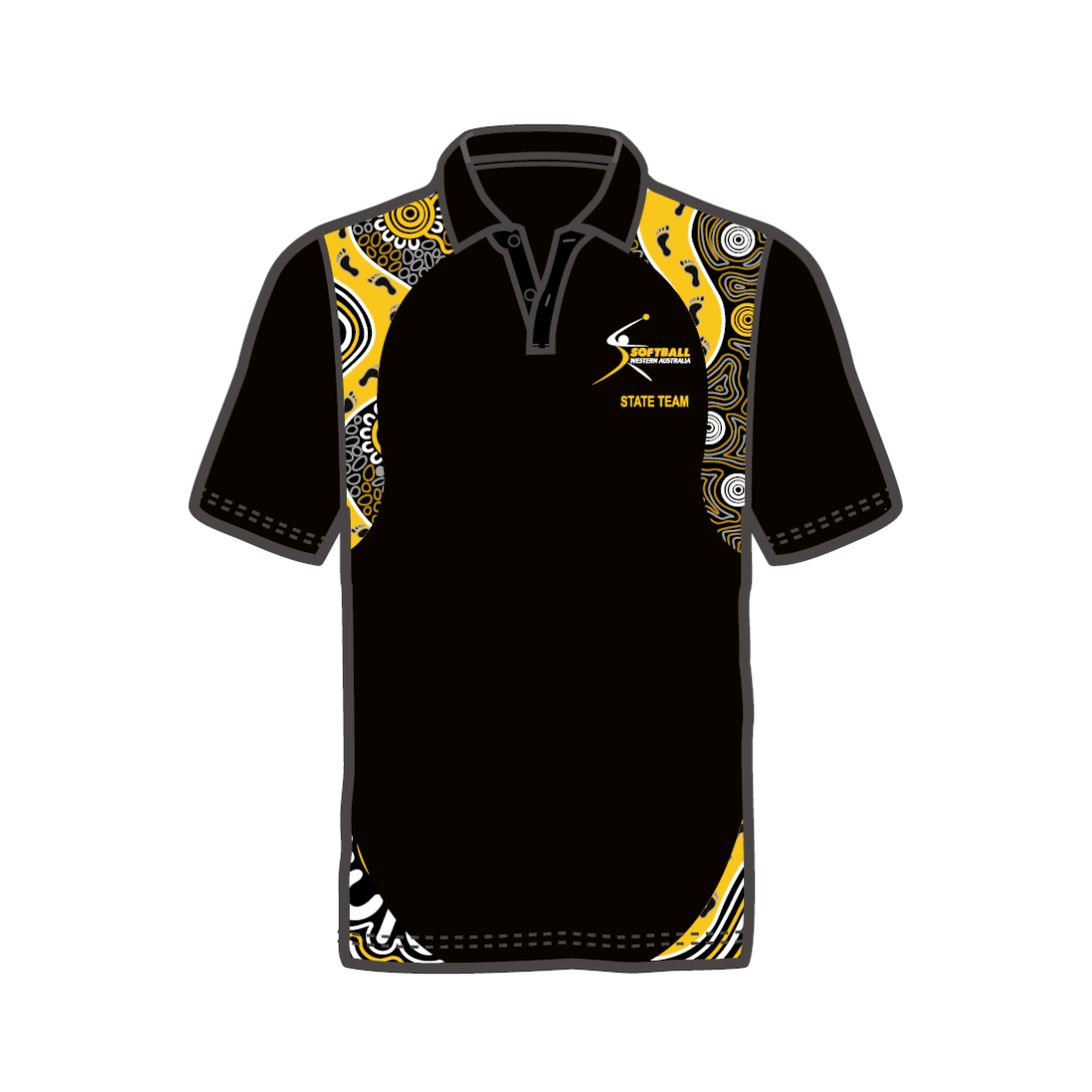 Softball WA - State Team Male Apparel | PRE-ORDER | Players Polo Shirt