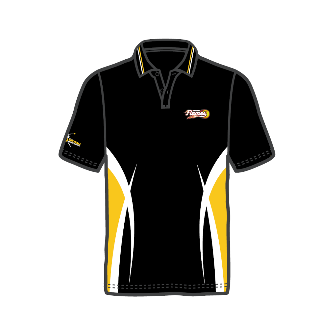 Softball WA - Western Flames Apparel | PRE-ORDER |  Official Polo Shirt