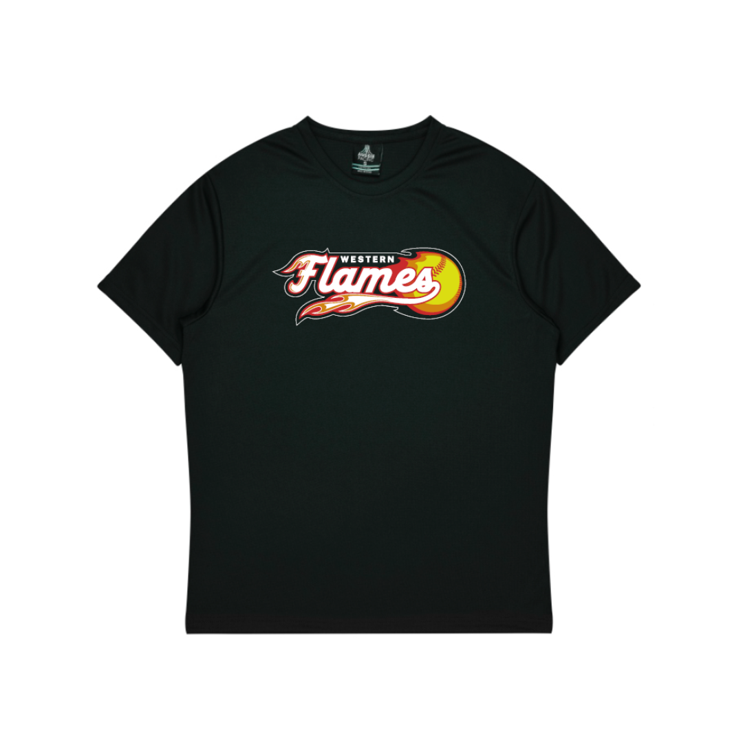 Softball WA - Western Flames Apparel | PRE-ORDER |  Under Shirt - Black