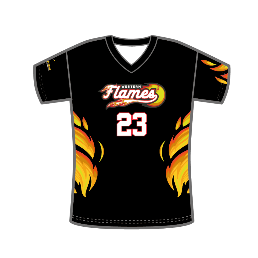 Softball WA - Western Flames Apparel | PRE-ORDER |  Player Jersey - Pullover